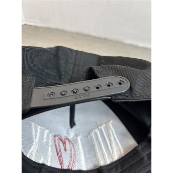 No Luck Heart Black SnapBack Cap Hat - Picture 4 of 4